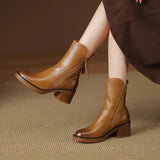 Klara™ – Elegantní kožené kozačky