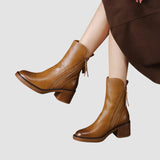 Klara™ – Elegantní kožené kozačky