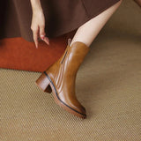 Klara™ – Elegantní kožené kozačky