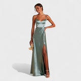Lucía – Elegantní saténové šaty
