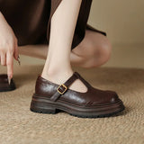Mary Janes – Elegantní kožený sandál