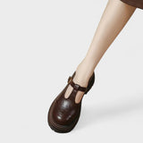 Mary Janes – Elegantní kožený sandál