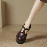 Mary Janes – Elegantní kožený sandál
