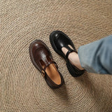 Mary Janes – Elegantní kožený sandál