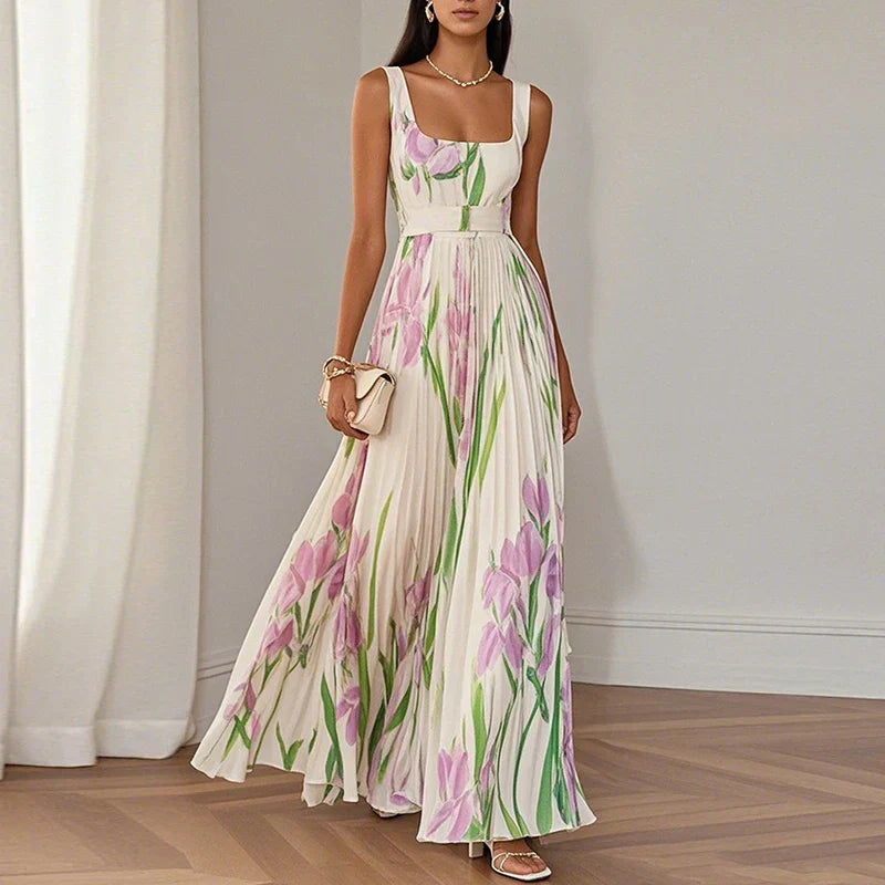 Lyra – Elegantne lillekleit