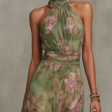 Livia – Elegantne lilleline maxikleidi