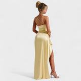 Ariel – Elegantní citronové šaty