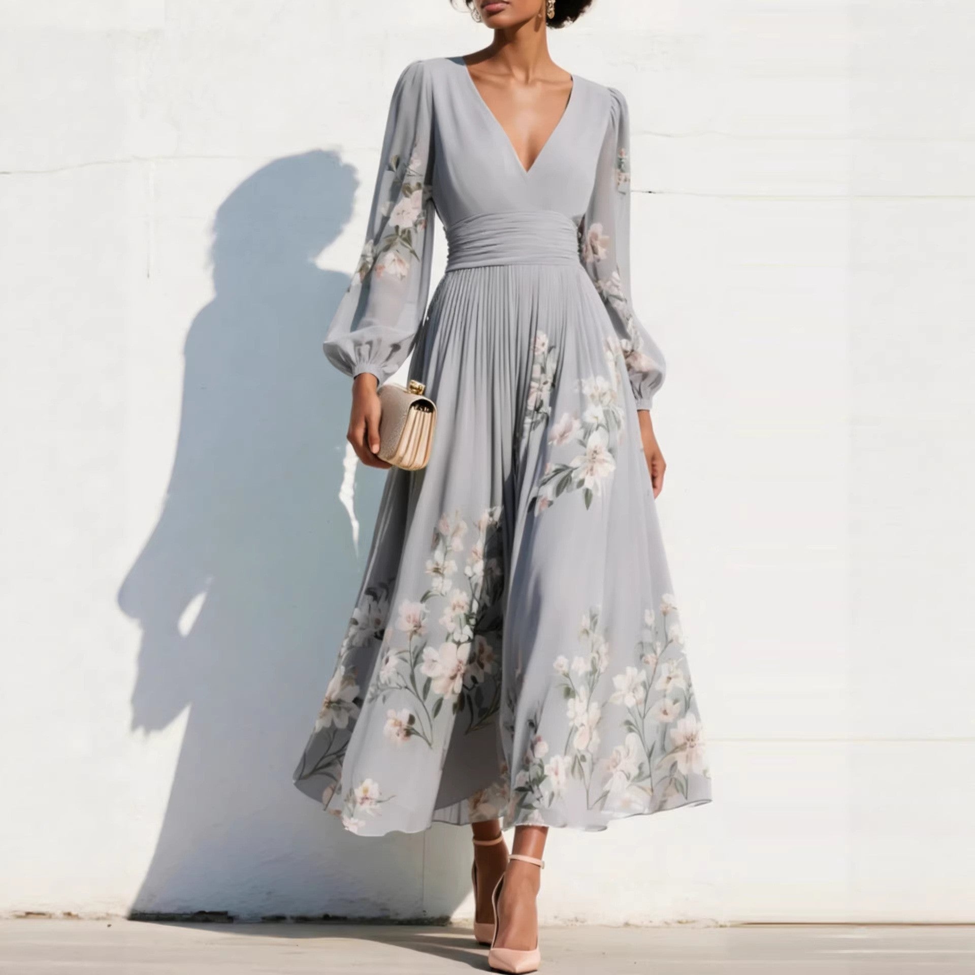 NIRENA – Elegantne midi kleit