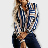 Emilia – Elegantní pruhovaná halenka