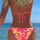 Bikini – Sexy batikovaný top za krk