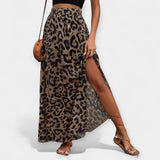 Midi – Elegantní sukně s leopardím vzorem