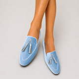 Chloé – Elegantní modré loafers