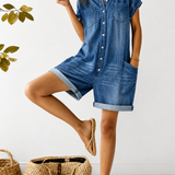 Denim – Stylový krátký overal