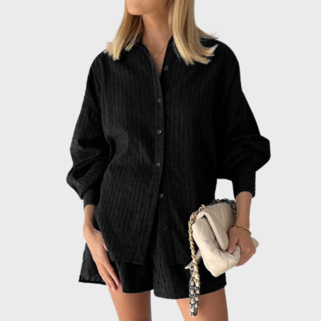Maud – Elegantní lněný komplet