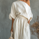 Donna – Elegantní lněný komplet