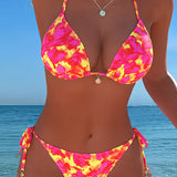 Bikini – Sexy batikovaný top za krk
