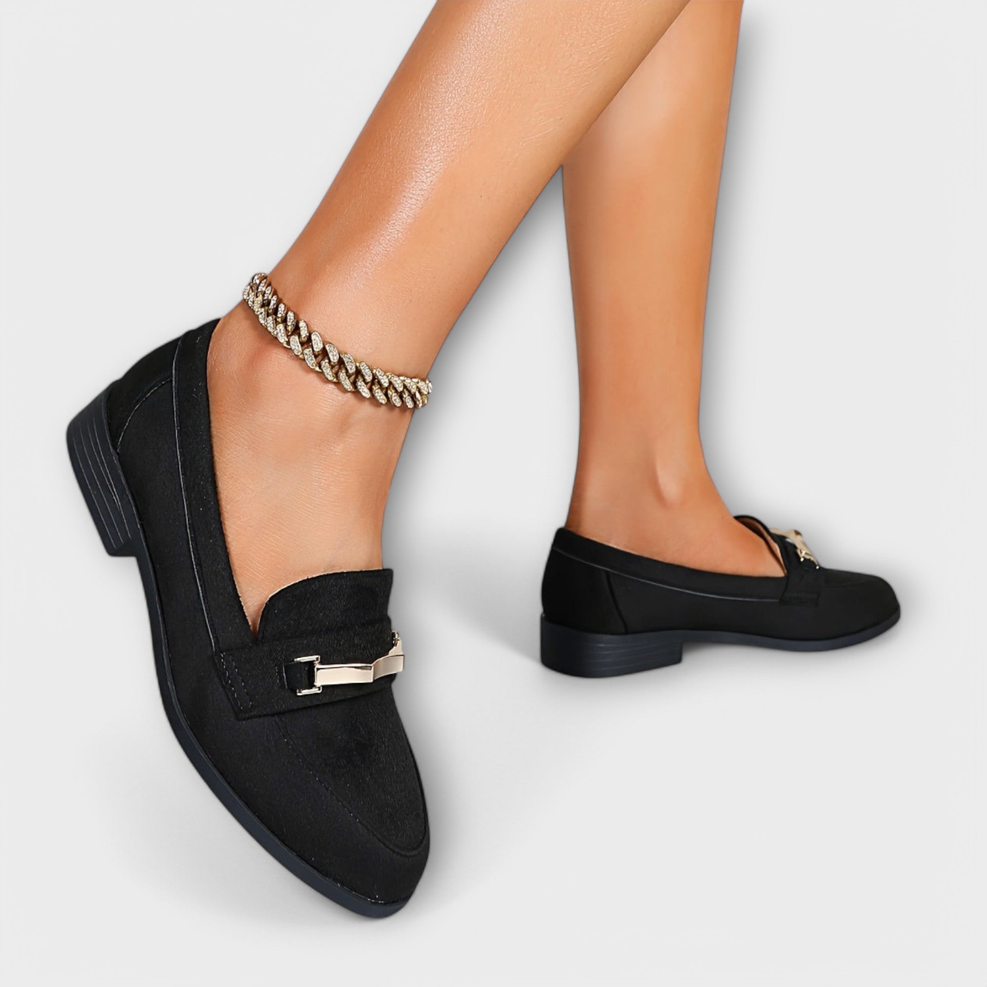 Flanelové loafers Alexandrina