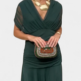 Luana – Elegantní šaty s výstřihem do V