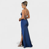 Elena – Elegantní modré šaty