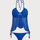 Sinine – Elegantní tankini komplet