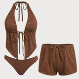 Kohvi – Geometrický tankini komplet