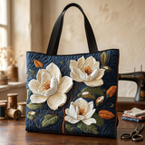 Ručně šitá taška „Jemná magnolie“ – dvě velikosti