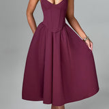 Maileen – Elegantní midi šaty