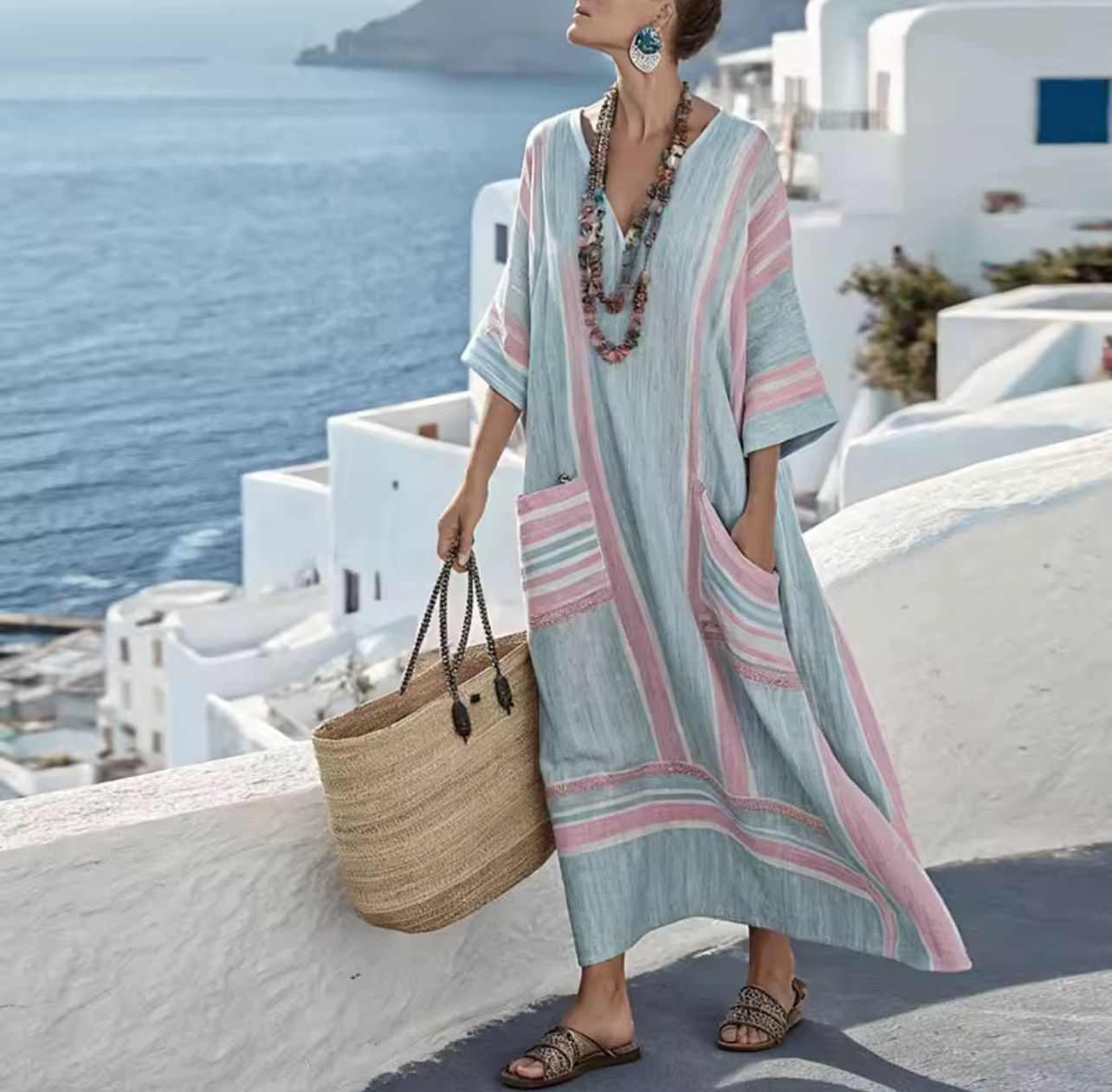Mary – Elegantní plážové šaty