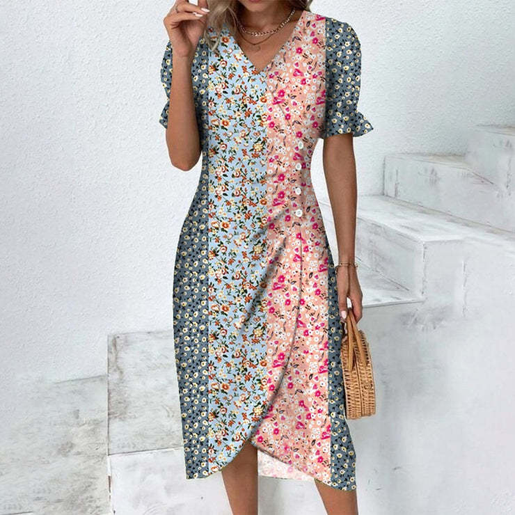 Rita – Letní elegantní zavinovací šaty