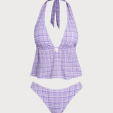 Lilla – Elegantní tankini komplet
