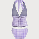 Must Sügav V – Stylový tankini komplet
