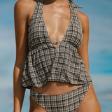 Must Sügav V – Stylový tankini komplet