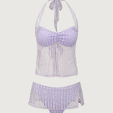 Lilla – Elegantní tankini komplet