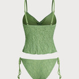 Roheline – Elegantní tankini komplet