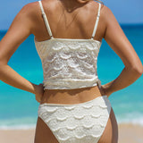 Off White – Elegantní tankini komplet
