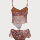 Rikka – Elegantní tankini komplet s leopardím vzorem