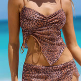 Rikka – Elegantní tankini komplet s leopardím vzorem
