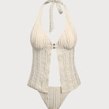 Hele Kollane – Elegantní tankini komplet