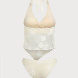 Beige – Elegantní tankini komplet