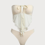 Off White – Elegantní tankini komplet