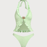 Hele Roheline – Elegantní tankini komplet