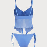 Sinine Lurex – Elegantní tankini komplet