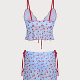 Hele Sinine – Elegantní třídílný tankini komplet