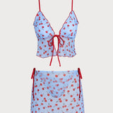 Hele Sinine – Elegantní třídílný tankini komplet