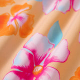 Oranž – Květinový tankini komplet