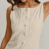 Beige – Elegantní top s knoflíky
