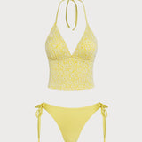 Kollane Halter – Elegantní tankini komplet