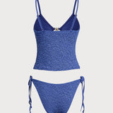 Sinine Meritäht – Stylový tankini komplet