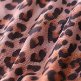 Pruun Leopardimustriga – Elegantní tankini komplet