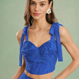 Sinine Südametukse – Elegantní top